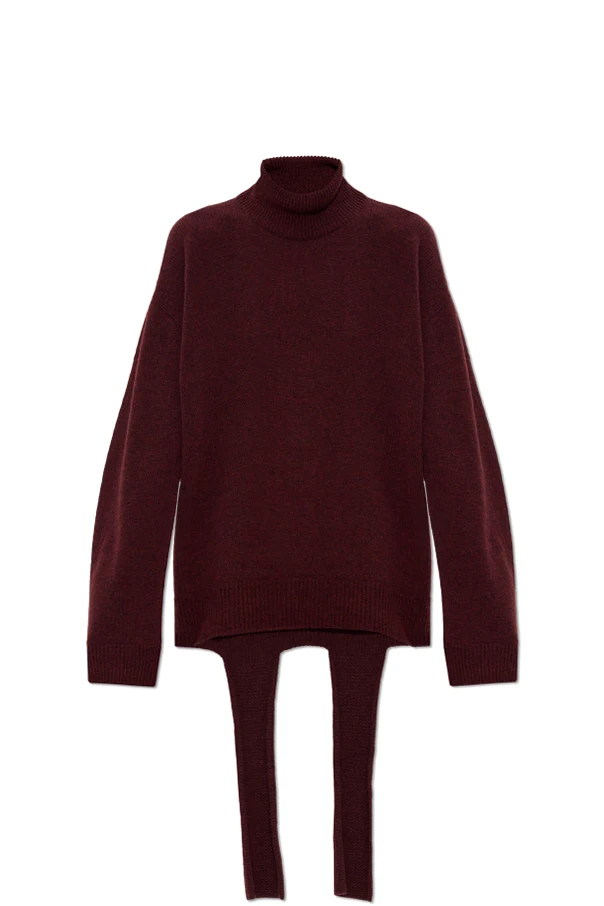 BURGUNDER Wollpullover