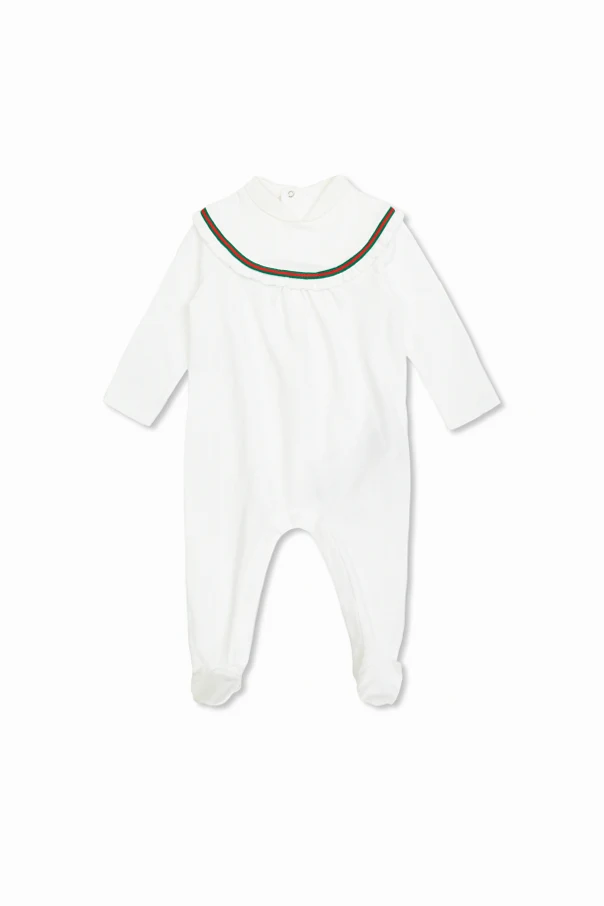 WHITE Cotton bodysuit