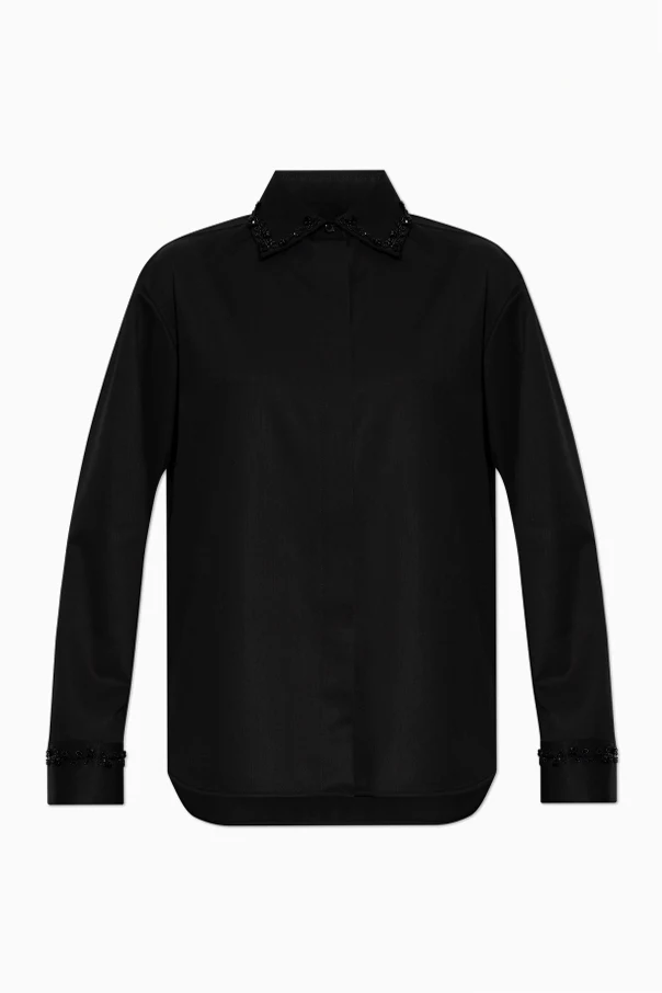 BLACK Wool shirt