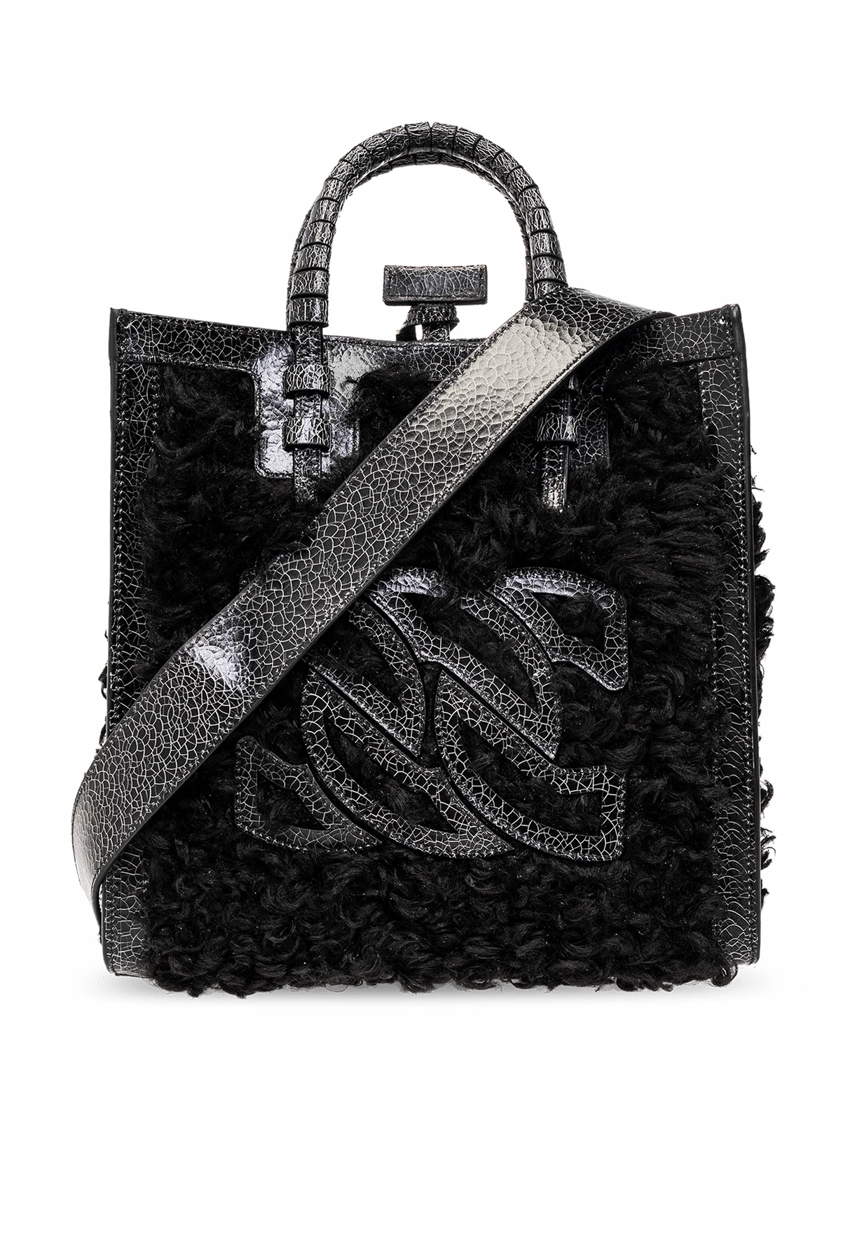 Shoulder bag with logo