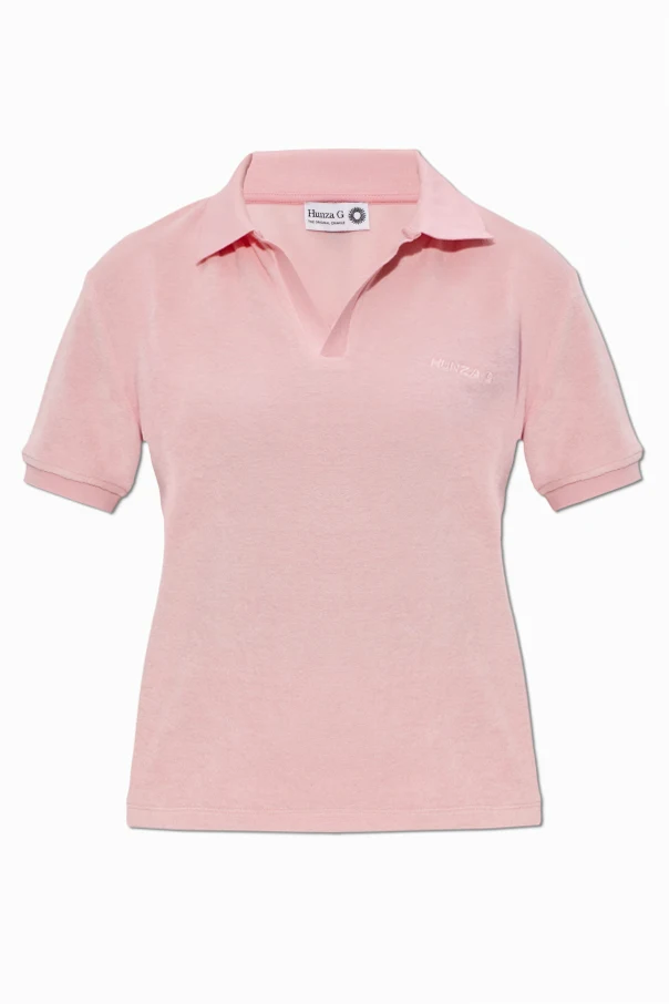 PINK Terry cotton 'frotte' polo