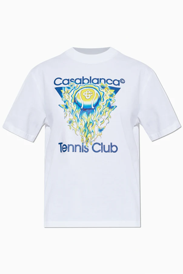 WEISS T-Shirt mit Logo