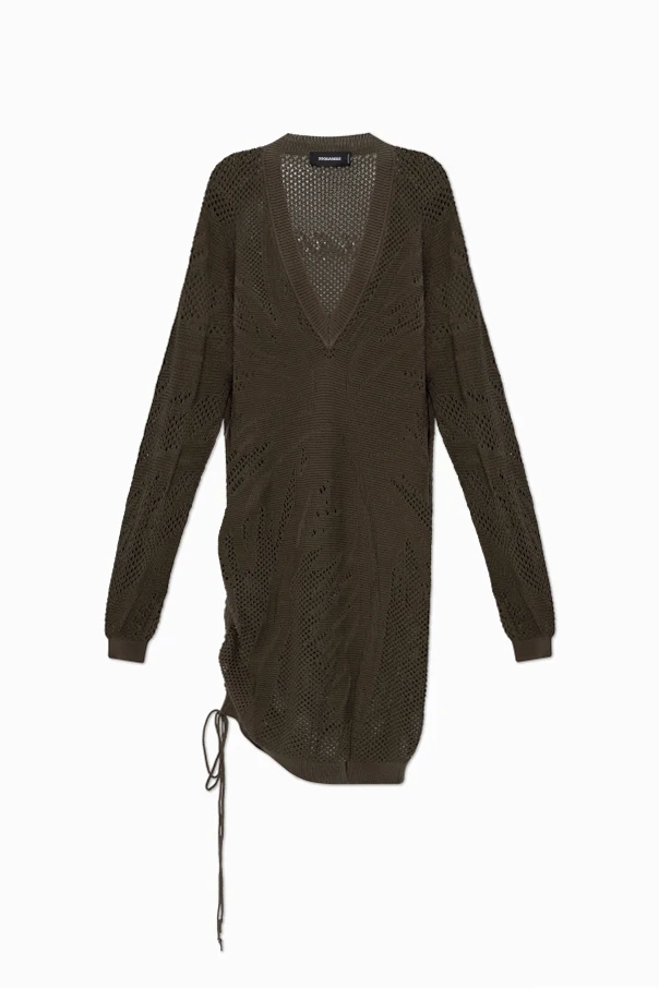 ZIELONY Bawełniana sukienka