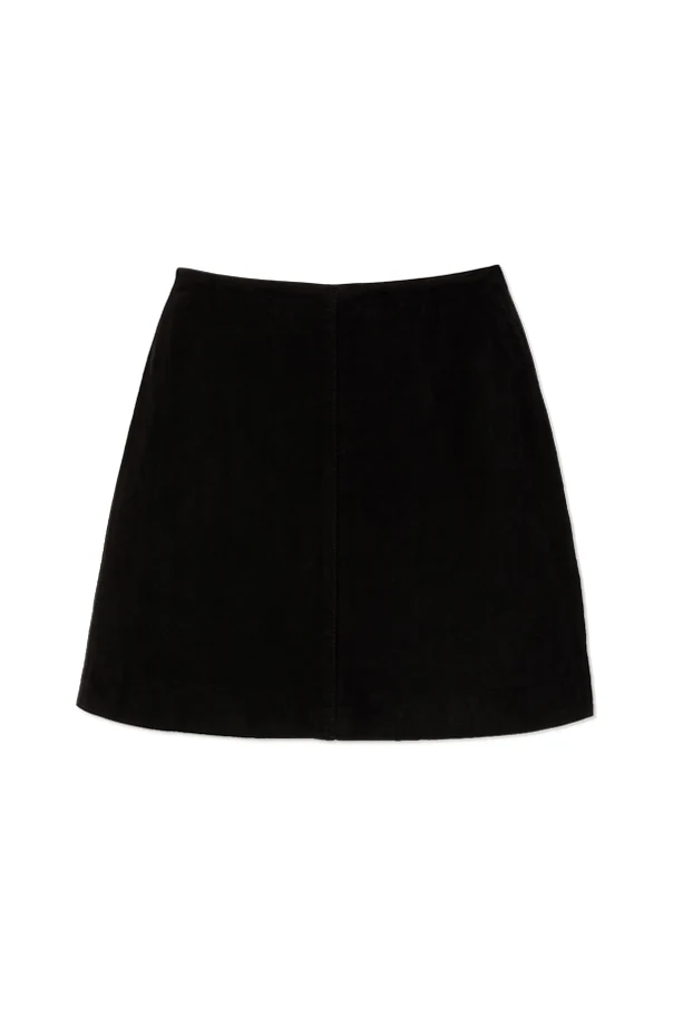 CZARNY Spódnica ‘Nola Suede’
