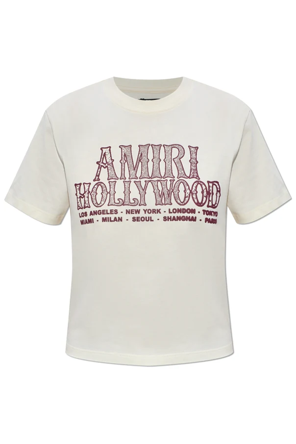 CREME T-Shirt mit Logo