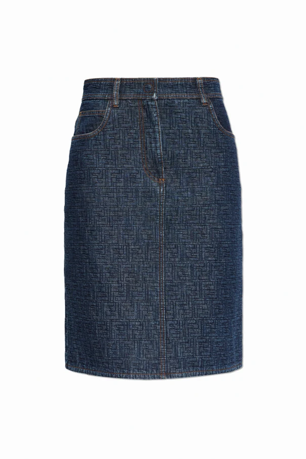 NAVY BLUE Denim skirt
