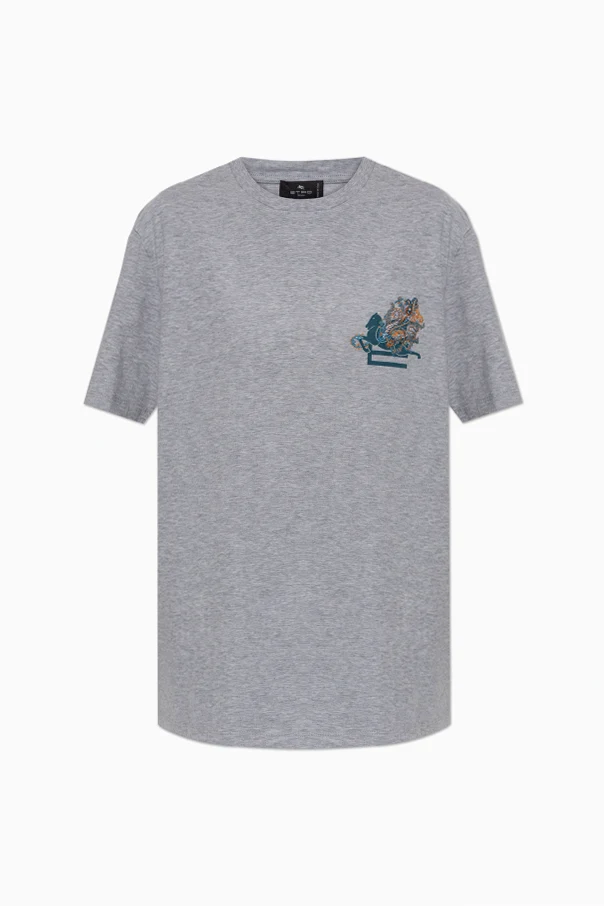 GRAU T-Shirt mit Logo