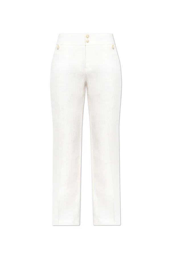WHITE Linen pants