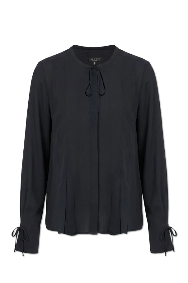 CZARNY Top o luźnym kroju