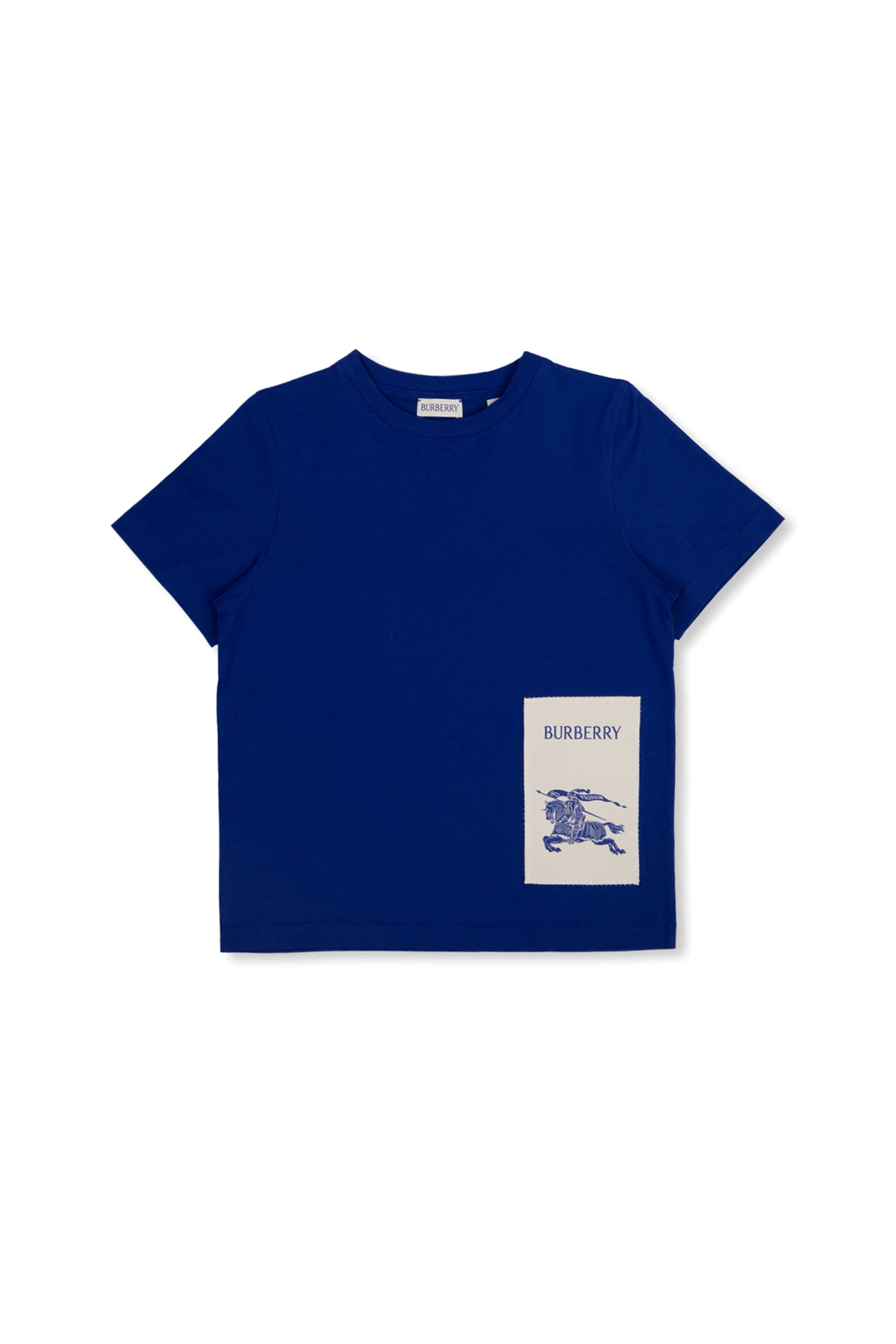 T-shirt z naszywką z logo