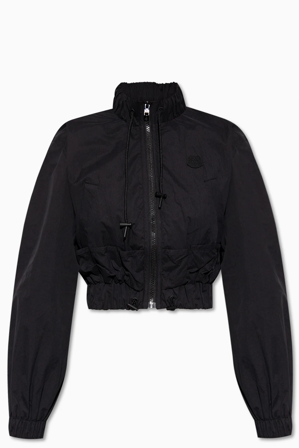 Cropped jacket with logo