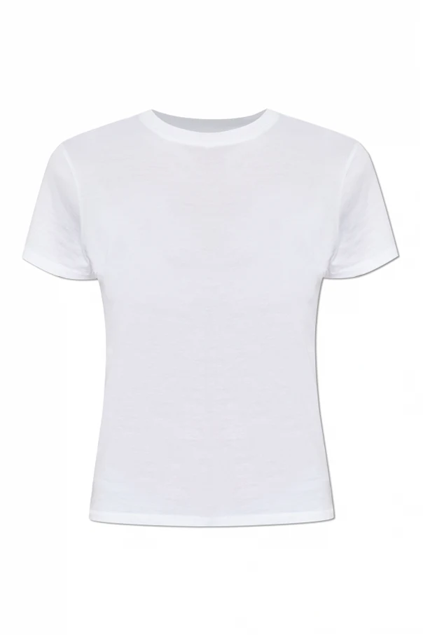 BIAŁY  Bawełniany T-shirt