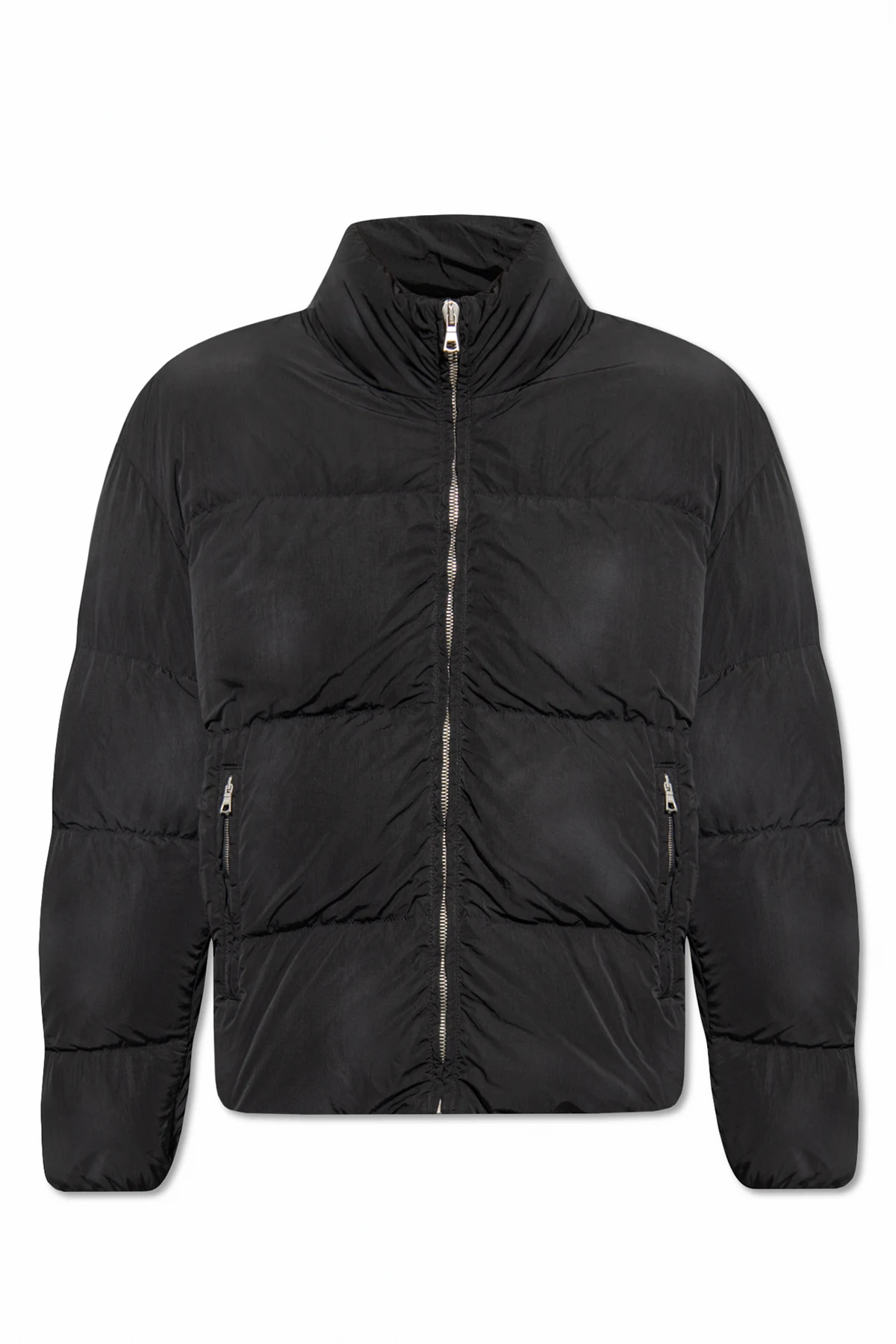 Quilted down jacket