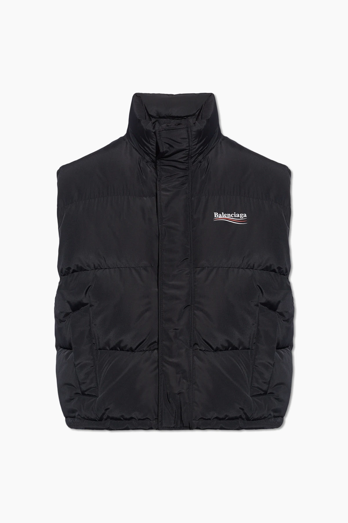 BLACK Oversize quilted jacket
