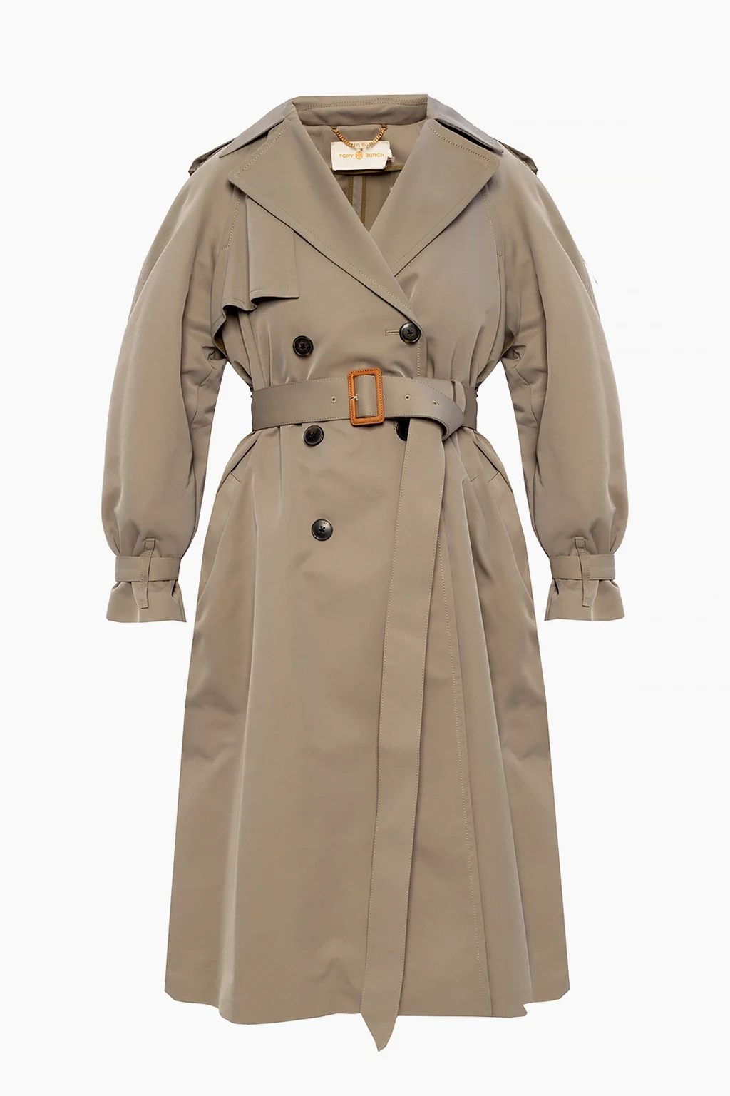 Double-breasted trench coat