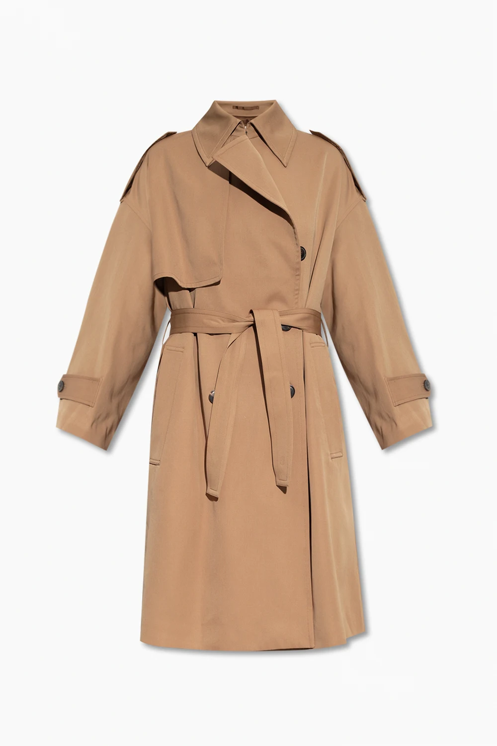 Wool trench coat