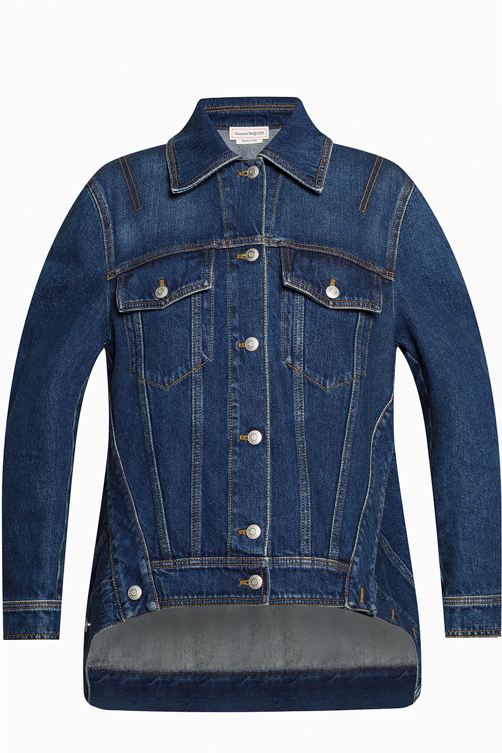 Jeansowa kurtka typu ‘oversize’