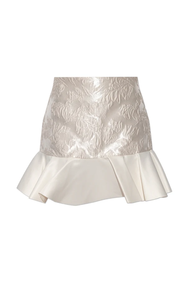 CREME Rock mit Blumenmuster