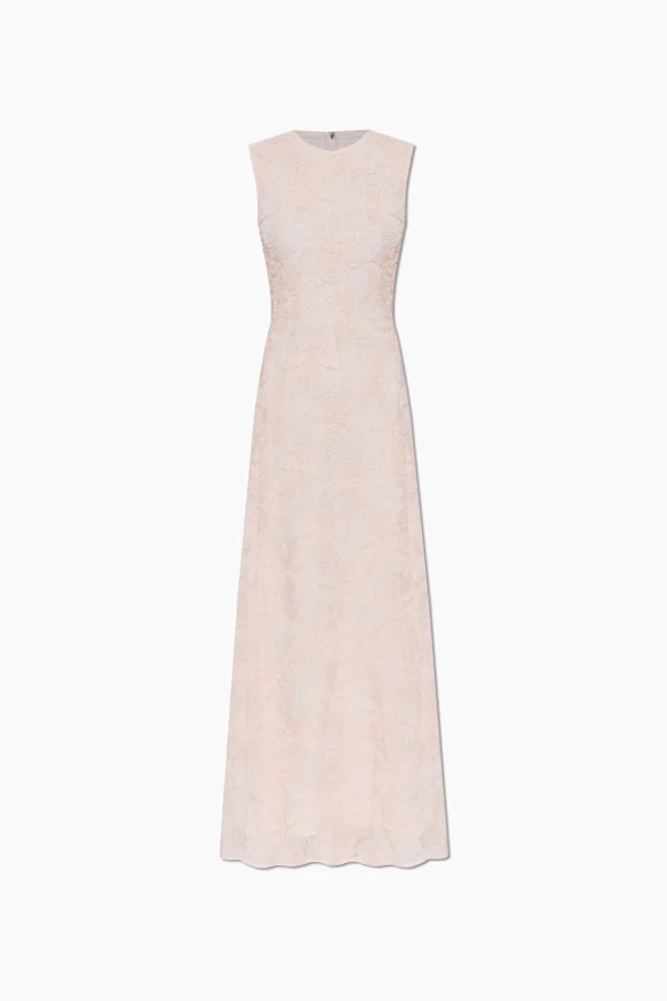 RÓŻOWY Sukienka z motywem kwiatowym