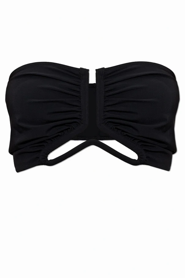 CZARNY Góra od kostiumu kąpielowego