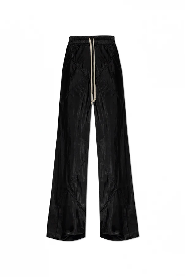 CZARNY Spodnie z szerokimi nogawkami