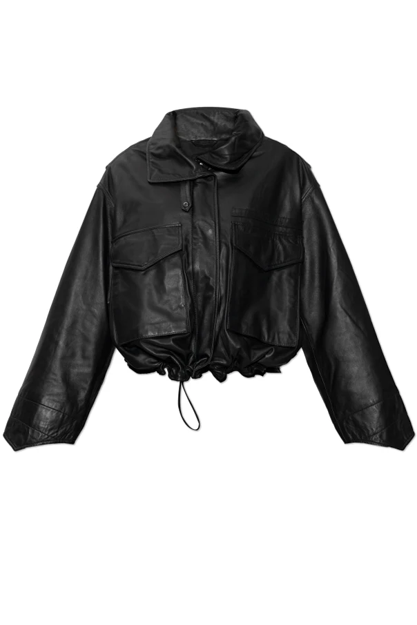 SCHWARZ Lederjacke ‘Clay’