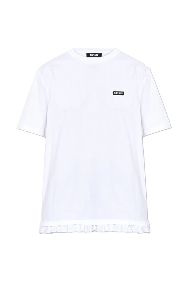 BIAŁY  T-shirt typu ‘oversize’