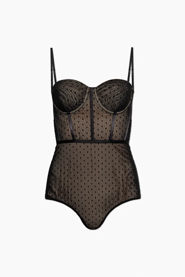 SCHWARZ Body mit Trägern