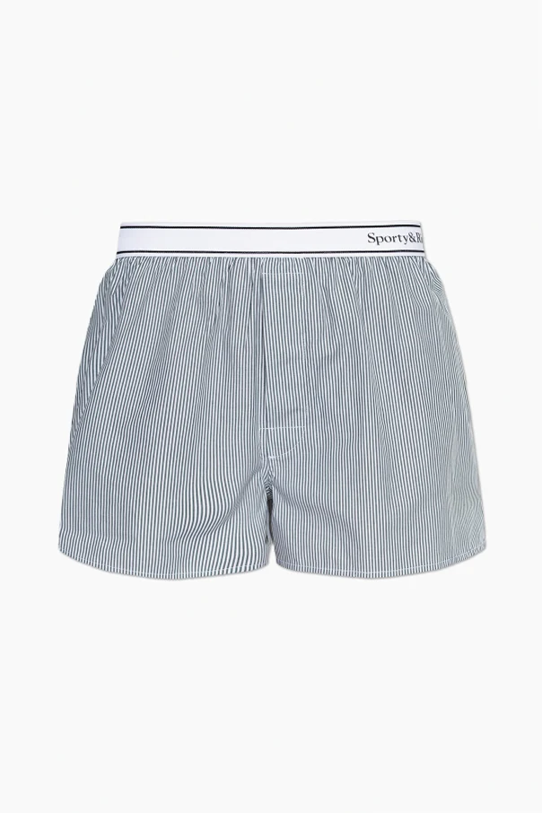 jasnoniebieski Bokserki ze wzorem w prążki z kolekcji ‘Central Park Drop’