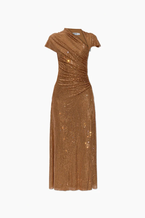beige Sequin dress