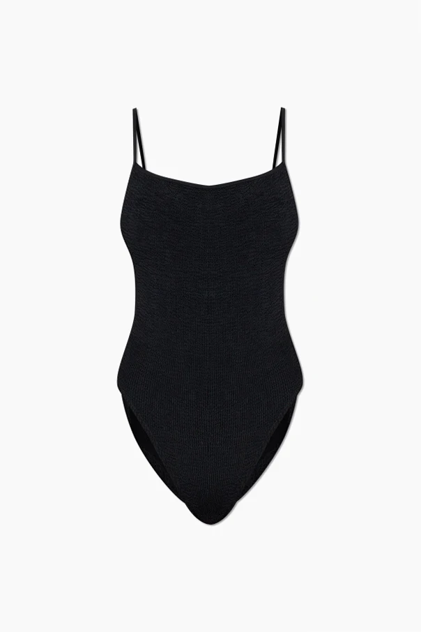 SCHWARZ Einteiliger Badeanzug „Low Palace“