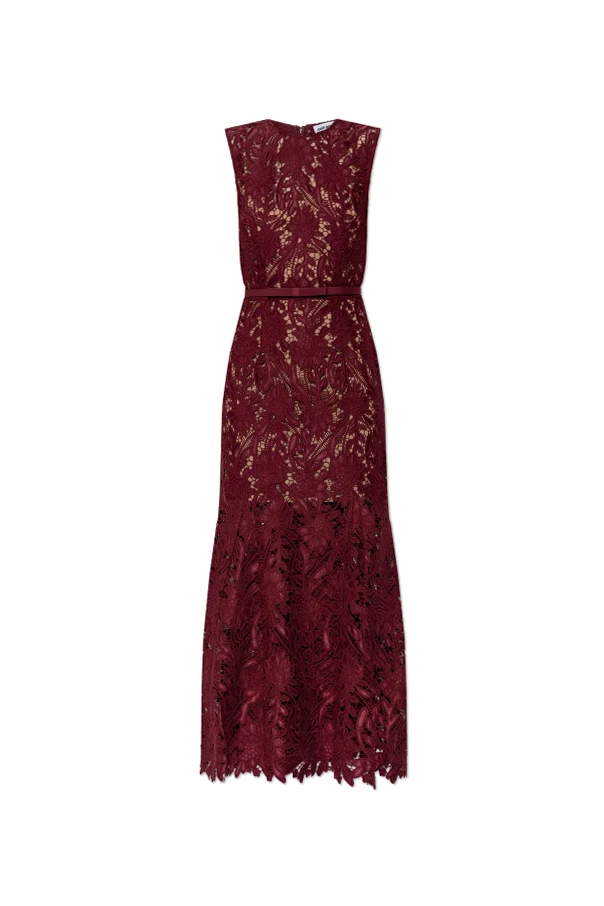 BURGUNDY Lace dress
