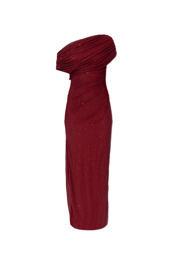 BURGUNDY Sequin dress