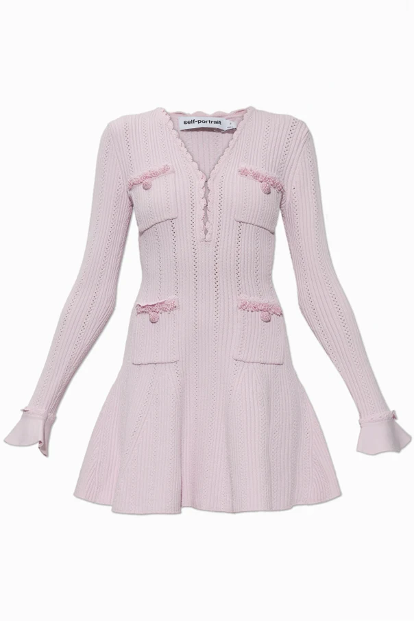 ROSA Kleid mit dekorativen Perlen