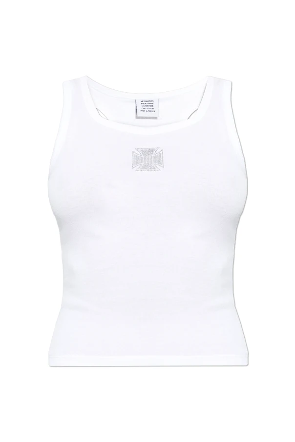 WHITE Strappy top