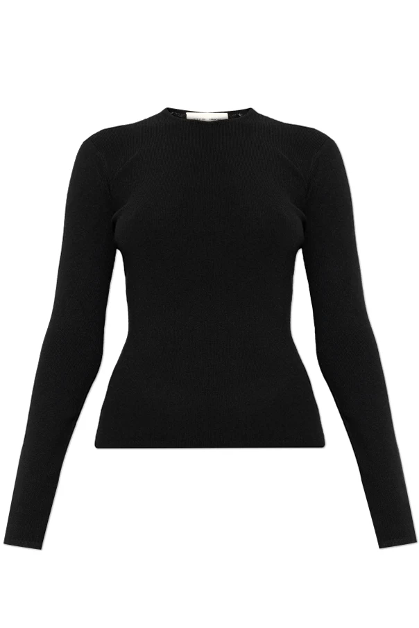 BLACK Fitted top