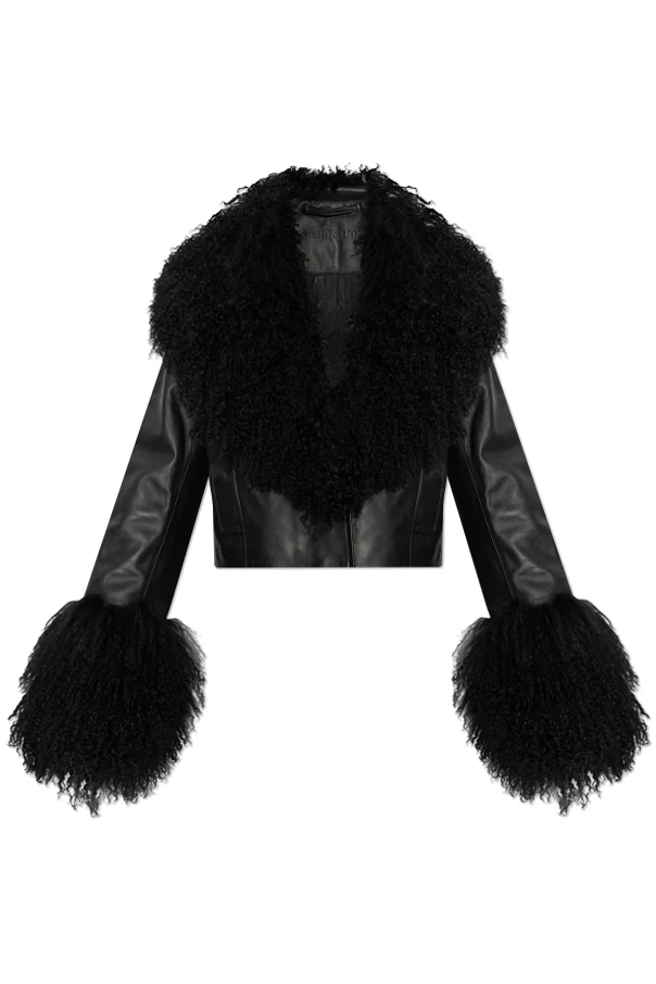 SCHWARZ Lederjacke „Mim“