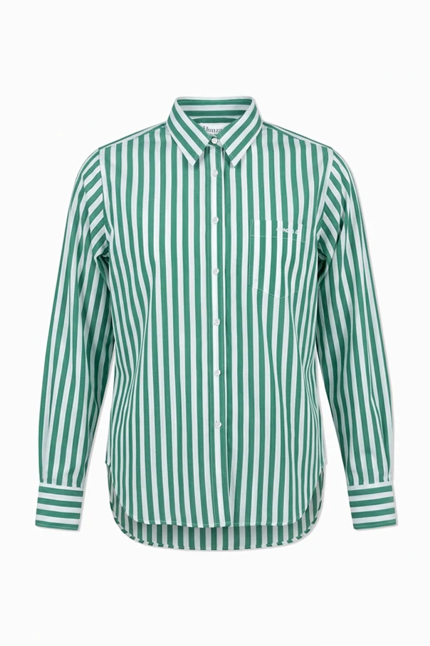 GRÜN Hemd mit Streifenmuster
