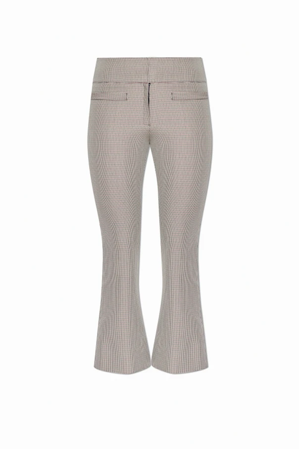 BEIGE Hose mit Hahnentritt-Muster