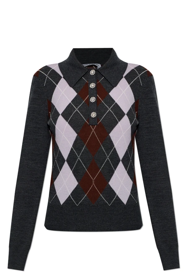 MULTICOLOUR Wool long-sleeve polo