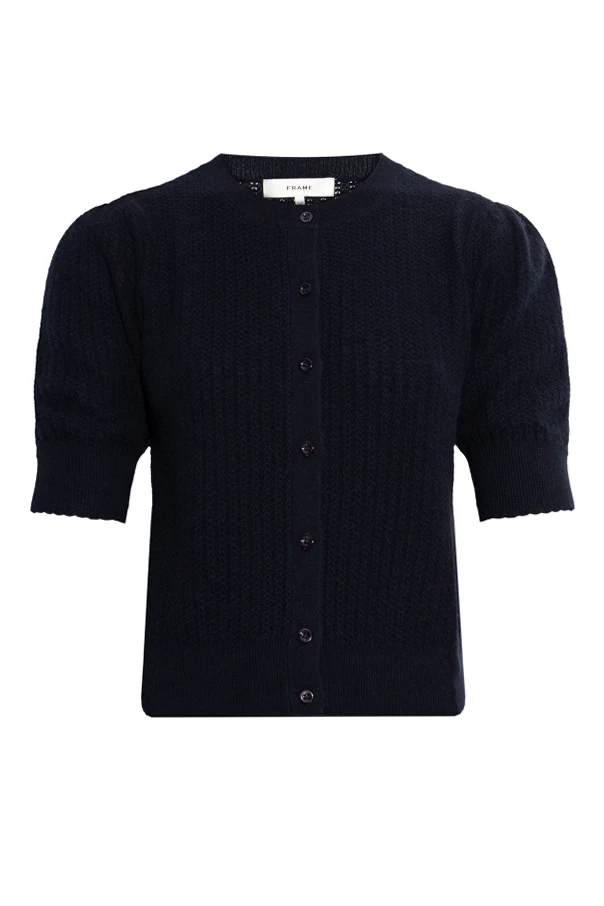 NAVY BLUE Cashmere cardigan