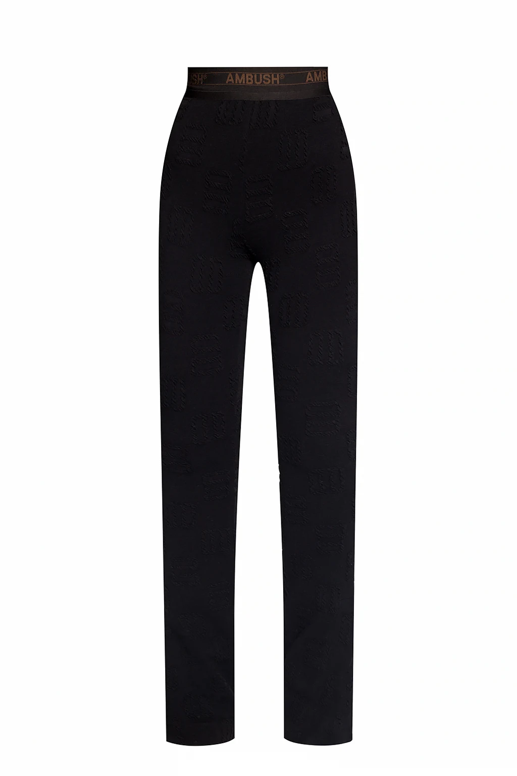 Logo-embroidered trousers