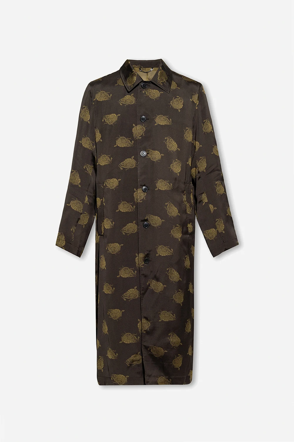 Coat with animal motif
