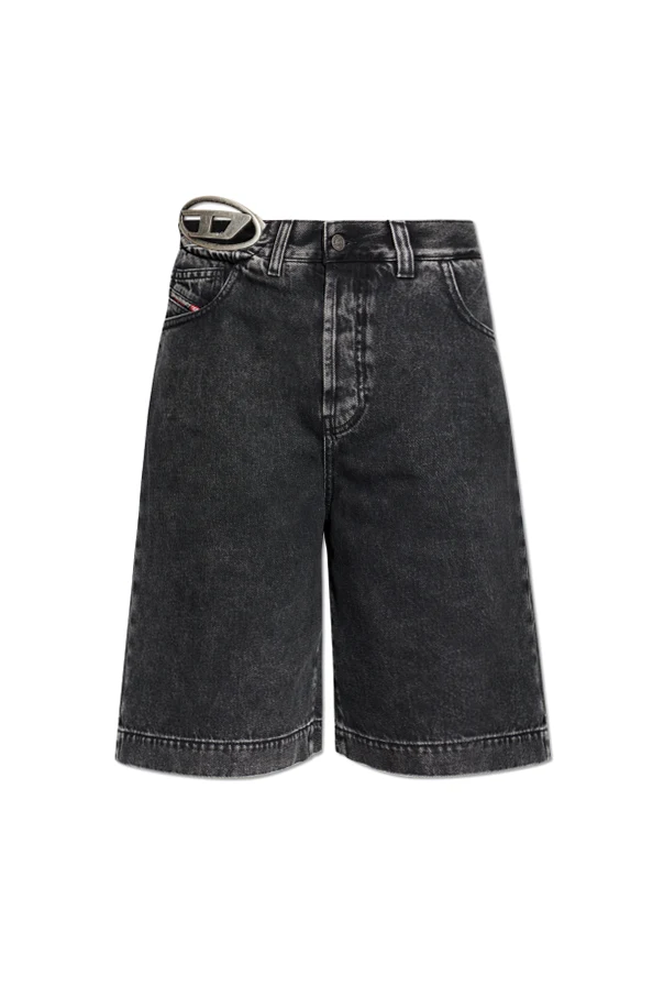 GREY "DE-SIRE-SHORT-S2" denim shorts