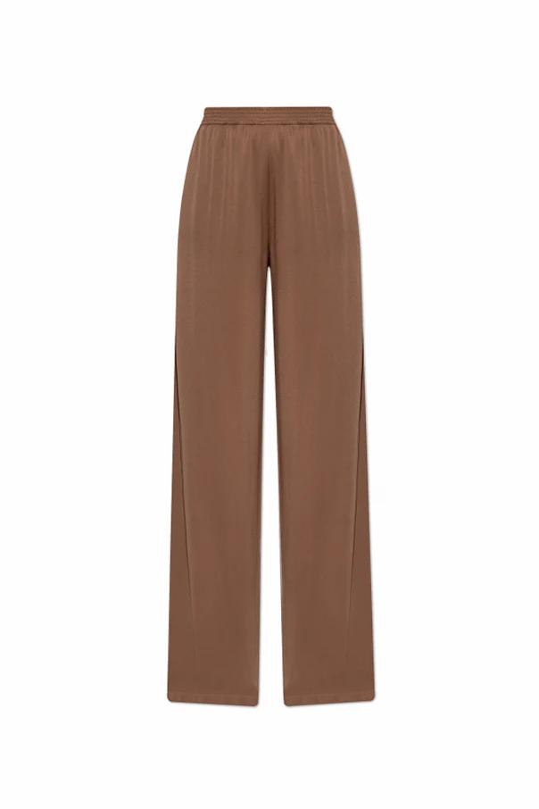 BRAUN Satinhose mit weitem Bein