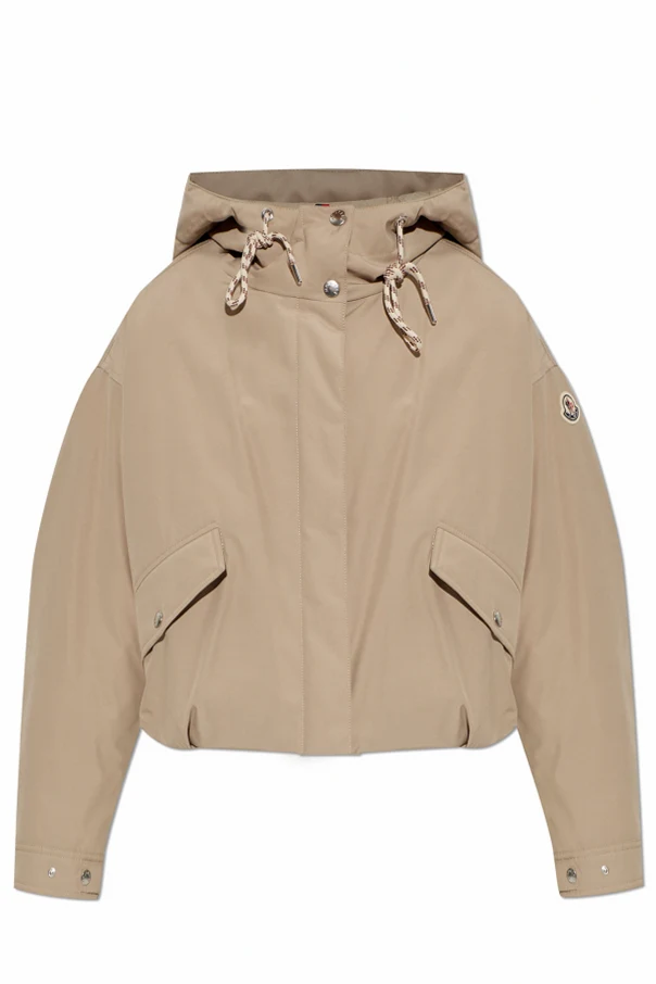 BEIGE Steppjacke mit Kapuze ‘Eucalyptus’