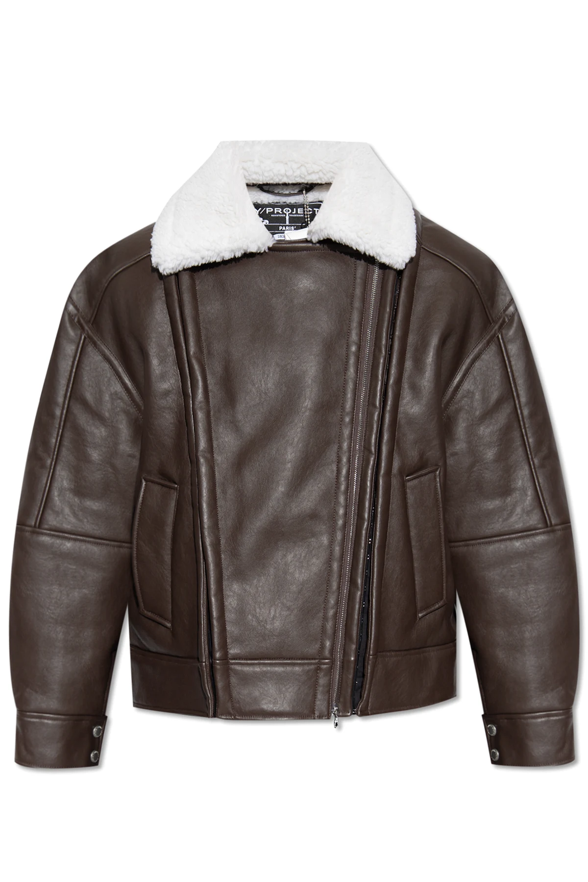 Jacket with faux fur
