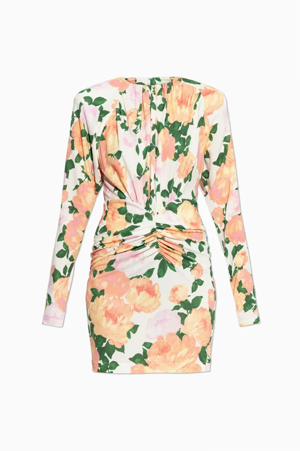 MEHRFARBIG Kleid mit Blumenmuster ‘Crape’