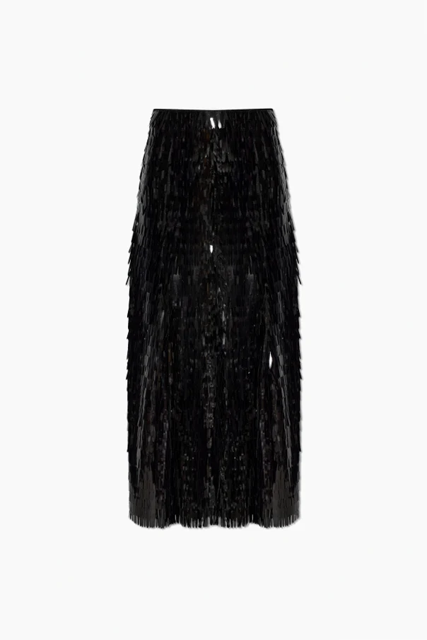 BLACK Sequin skirt
