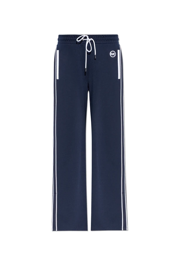 NAVY BLUE Sweatpants with logo